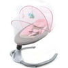Baby Swings for Infants and Bouncer Electric Bassinet for Baby Multifunctional Baby Rocker Soothing Portable Swing Cradle with Remote , Music, Adjustable Speed for 0-12 Month Girl Boy (Pink)