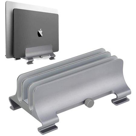 JARLINK Vertical Laptop Stand, Aluminum Laptop Holder Desktop Stand With Adjustable Dock Size (Up To 17.3 Inches) Compatible