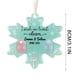 thumbnail image 2 of Colgante de cristal marino con forma de copo de nieve para decoración del hogar, árbol de Navidad de acrílico tridimensional, arte de cristal marino, recuerdo de amistad, decoración de habitación, hog, 2 of 6