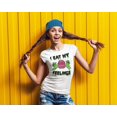 thumbnail image 2 of Halloween I Eat My Feelings Zombie Brain Women's Juniors Soft T Shirt, 2 of 5