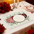thumbnail image 5 of chaungfeng Love Heart Placemats, 12x18 Inch Seasonal Table Mats for Party Kitchen Dining Decoration, Valentine's Day Themed Party Supply, 5 of 6