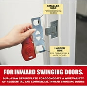 Securityman Portable Door Lock with Alarm - Red
