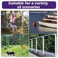 thumbnail image 4 of Tootaci 300ft 1/4" 304 Stainless Steel Wire Rope, 7x19 Strands 6400lbs Heavy Duty Aircraft Cable for Zipline, Deck Railing, Outdoor Projects, 4 of 7
