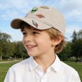 thumbnail image 2 of Gibobby Toddle Baseball Caps Baby Unisex Boy Girl Baseball Hats Caps Toddler Girl Sun Hats for Summer Adjustable Size for 6M-5Y(One Size,Beige), 2 of 7