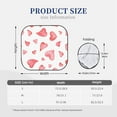 thumbnail image 3 of Naloa Pink Hearts 2 Piece Foldable Car Sun Shades, Car Windshield Sunshade, Front Window Sunshade for Car, Truck, SUV - Medium, 3 of 7