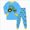 A45-Sky Blue, variant on 2-3 Years Toddler Boys Tractor Graphic Long Sleeve Pajama Set,2-Piece Sleepwear Loungewear for Fall Winter