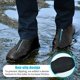 thumbnail image 3 of Fundas de zapatos impermeables de silicona reutilizables con cremallera, protectores de zapatos de goma de silicona antideslizantes Feliz Sencillez, 3 of 5