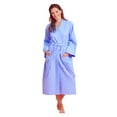 thumbnail image 3 of Luxurious Soft Absorbent Lightweight Long Kimono Waffle Spa Bathrobe for Women, 3 of 5