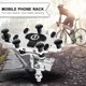 thumbnail image 1 of Soporte para teléfono de bicicleta Soporte para teléfono móvil a prueba de golpes Accesorios para bicicletas (Plata H98), 1 of 5