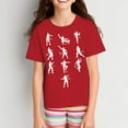 thumbnail image 6 of Emote Dances - Funny Youth T Shirt - X-Large - Red, 6 of 6