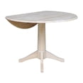 thumbnail image 6 of International Concepts 42" Round Solid Wood Table with Two Chairs -Unfinished, 6 of 8