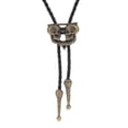thumbnail image 1 of de Danza Rodeo Western Cowboy Tie Collar de - Cobre Cobre antiguo Salvador Lazo del bolo del cráneo, 1 of 9