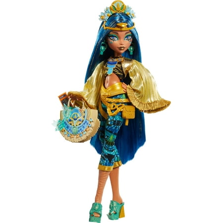 Monster High Monster Fest Cleo De Nile Fashion Doll with Festival Outfit, Band Poster and Accessories