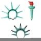 thumbnail image 3 of Statue of Liberty Crown And Torch Set Goddess Christmas Cosplay, 3 of 5
