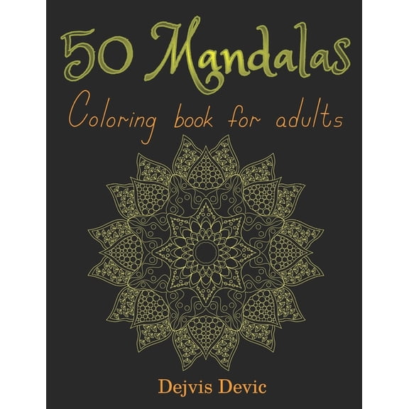 50 Mandalas: Coloring book for adults, (Paperback)