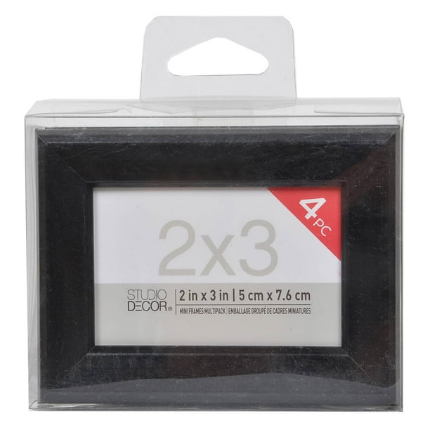 MICHAELS Bulk 12 Packs 4 ct. (48 total) 2" x 3" Mini Frames by Studio