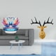 thumbnail image 2 of Escultura de cisne, estatua de cabeza de ciervo, decoración de pared, figura de animal, adorno de acrílico, artesanía, coleccionable, acabado pulido,, 2 of 8