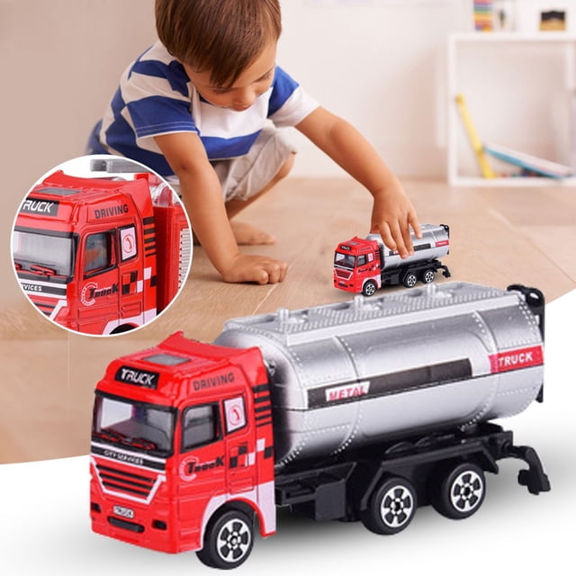 Die-cast Alloy Fire Truck Toys Set Simulation Fire Fighting Sandbox Game Rescue Cars Tower Gift For 3+