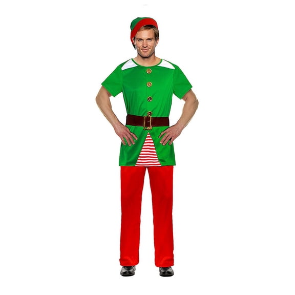 Adult’s Short Sleeve Elf Costume
