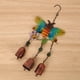 thumbnail image 5 of onlyliua para Interior/Exterior Colgante Metal Form Abeja y Colibrí con Carillon de Viento, Pintura de Vidrio, Manual Pintadas, Colgante para Jardín, 5 of 7