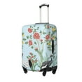 thumbnail image 2 of Disketp Chinoiserie Floral Palm Tree Elastic Travel Luggage Cover Travel Suitcase Protective Cover For Trunk Case Apply To 18''-32'' Suitcase Cover-X-Large, 2 of 9