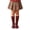 Red, variant on Boys Quarter Socks Children's Mid-Calf Socks Fall/Winter Solid Color Long Tube Socks for Uniform Casual Wide Calf Socks Red One Size