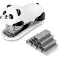 thumbnail image 1 of Grapadora de escritorio mini ShuxiuWang capacidad para 12 hojas con extractor de grapas y 1000 grapas panda #10, 1 of 2