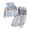 Gray, variant on Emitonse Toddler Baby Boy Girl Fall Outfits Girls' winter Cute Casual Long Sleeved Coat   Long Pants Set Grey,Size 6 Years