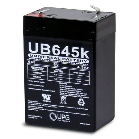 6V 4.5AH Battery for Best Choice Kids Ride On Motorcycle Model (Best Battery For Ford F150)