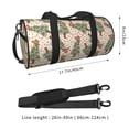 thumbnail image 2 of Easygdp Cowboy Christmas Trees Bolsa de Viaje, Bolsa de Mano, Bolsa de Gimnasio, Bolsa de Equipaje para Viaje, 2 of 6