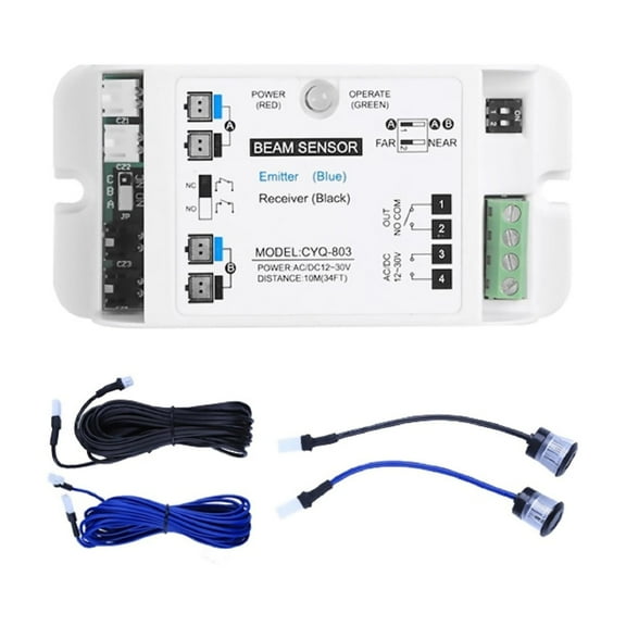 Durable Infrared Beam Sensor Low Power Consumption for Energy-Efficient Security Solutions