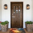 thumbnail image 6 of Balery Red And Blue Fire Dragon B Doormat, Durable Flannel Fabric, Waterproof Stain and Fade Resistant, Low Profile,Indoor Outdoor Door Mats, Easy Clean Patio Entrance Mat, 16x24in, 6 of 9