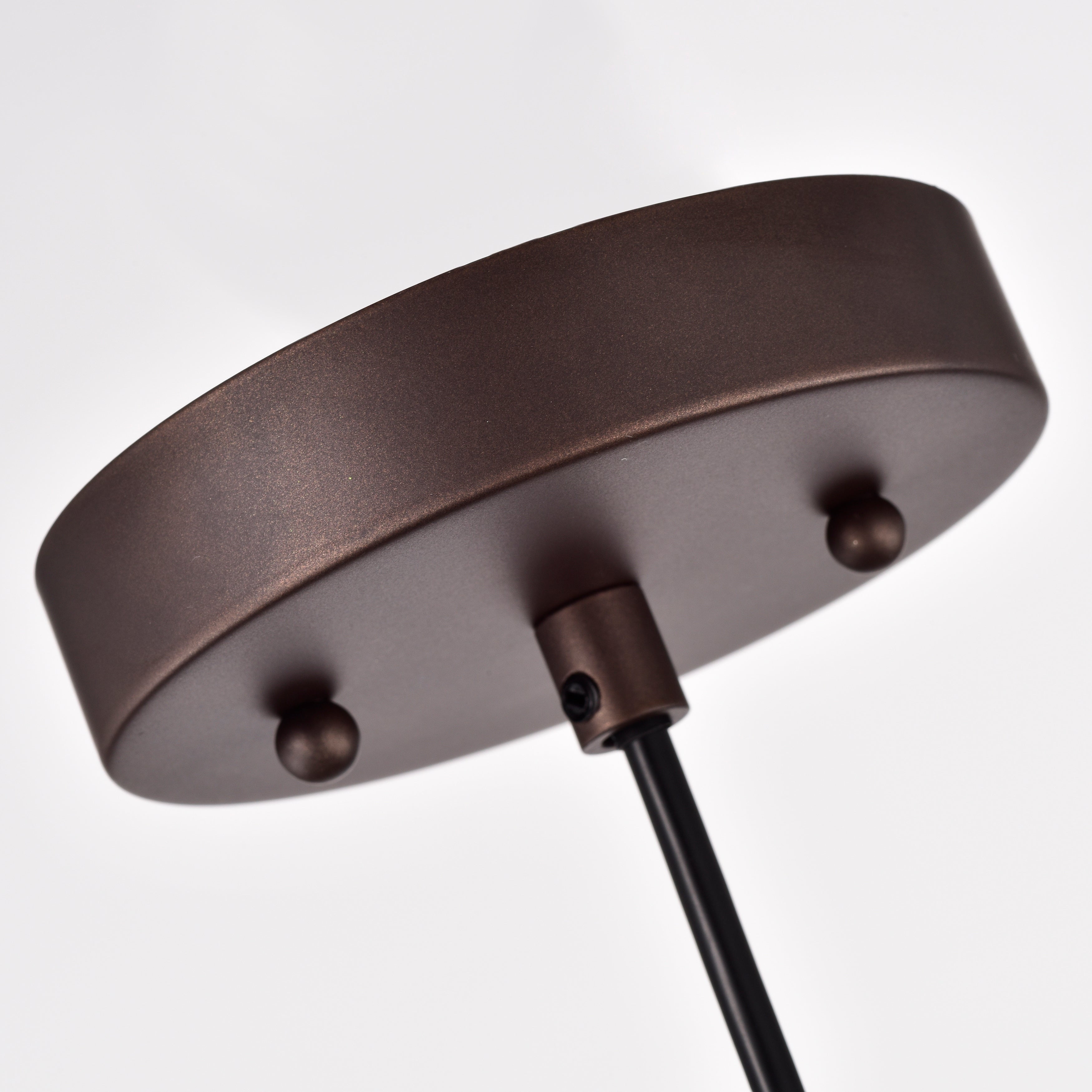 RADIANCE goods Transitional 1 Light Oil Rubbed Bronze Mini Pendant Ceiling Fixture 6" Wide