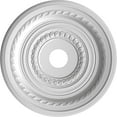 thumbnail image 5 of Ekena Millwork 22"OD x 3 1/2"ID x 1"P Cole Thermoformed PVC Ceiling Medallion (Fits Canopies up to 6"), Universal Metallic Champagne Mist, 5 of 5