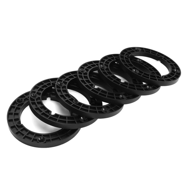 Adaptador de cinta de carrete a carrete de 6 piezas de 1/4 de 10,5 pulgadas, reemplazo profesional, adaptador de cinta de carrete Nab Hub, color negro