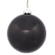 thumbnail image 1 of Adorno Bola Gigante Negra Brillante Vickerman 20 cm Resistente a UV, 1 of 1