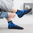 thumbnail image 5 of Goofa Blue Fire Cool Wolf Pattern Non Slip Socks with Grips for Elderly, Crew Socks Yoga Hospital Socks Cushioned Sole Gripper Socks for Men Women, 5 of 5