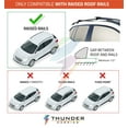 For VW Jetta SportWagen 20092014 Aluminium Roof Rack Cargo Cross Bars Lockable