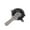 Black, variant on Stainless Steel Flower Ice Filter Ice Separator Shaker Coffee Milk Tea Ice Bar Tool