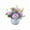 Purple, variant on Summercome Artificial Flower Potted Plant, Table Decor Small Fake Flowers Silk Vase Arrangements Rose; Home Décor Accents for Living Room, Bathroom Shelf, Dining Table, Office Centerpiece