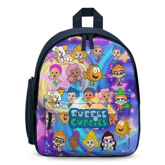 Bu-bble Cute-Guppies Lightweight Backpack Adjustable Straps Backpacks Bookbag Daypack Travel Camping