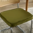 thumbnail image 6 of Homy Casa Mid Century Dining Chairs Set of 2, Cane Back Kitchen Chairs for Cozy Dining Room, Green, 6 of 8