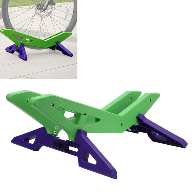 Bike Floor Stand Adjustable ABS Anti Slip Quick Release Universal Bike Parking Rack for Mountain Road Bikes