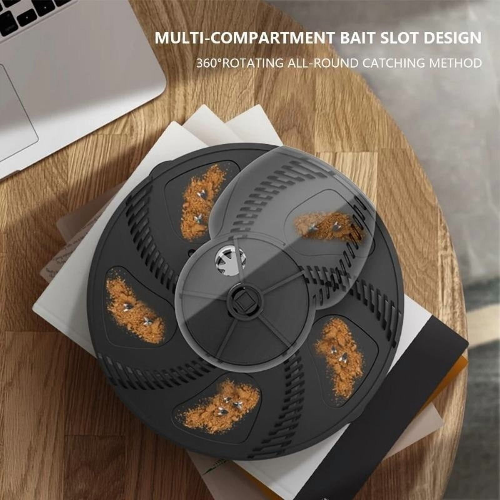 YIYUN USB Rechargeable Automatic Fly Catcher – Quiet Plug-In Insect Trap with 1200mAh Battery for Kitchen & Indoor Use.