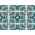 thumbnail image 1 of Ahgly Company Indoor Rectangle Patterned Black Cow Black Area Rugs, 5' x 8', 1 of 6