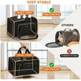 thumbnail image 3 of Large Soft Sided Pet Carrier with 5 Open Doors, Expandable Design for Cats, Dogs, Rabbits - Airline Approved, 3 of 6