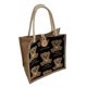 thumbnail image 2 of Bolsa de almuerzo de lino estilo japonés, resistente, portátil y ligera, para guardar alimentos. negro, 2 of 8