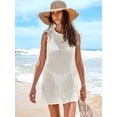 thumbnail image 3 of SOMER Womens Swimsuit Cover Up Sleeveless Knit 2026 Summer Outfits Swimwear Bathing Suit Coverup Crochet Beach Dress, 3 of 11