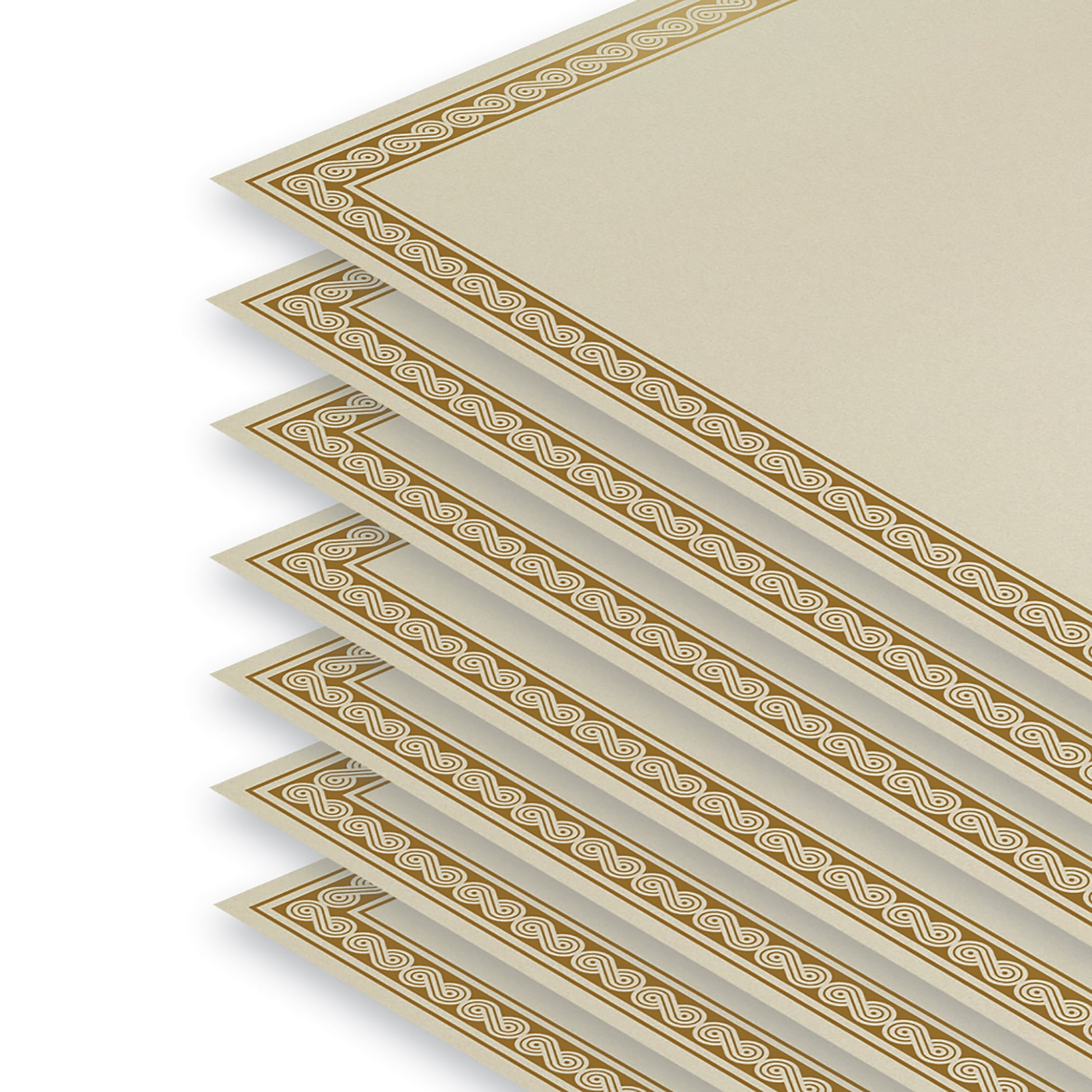 Gold Foil Parchment Leaves - Count 40 [DP2019085] : Designer Papers, decorative printer paper, Printable Paper