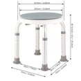 thumbnail image 1 of Shower  , Adjustable Shower Stool, Non-slip 360°Rotating For Children Old Man, 1 of 8